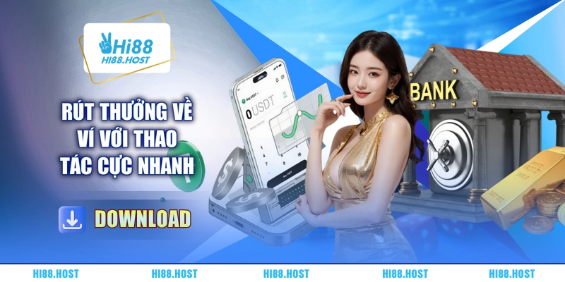 Rút thưởng về ví với thao tác cực nhanh